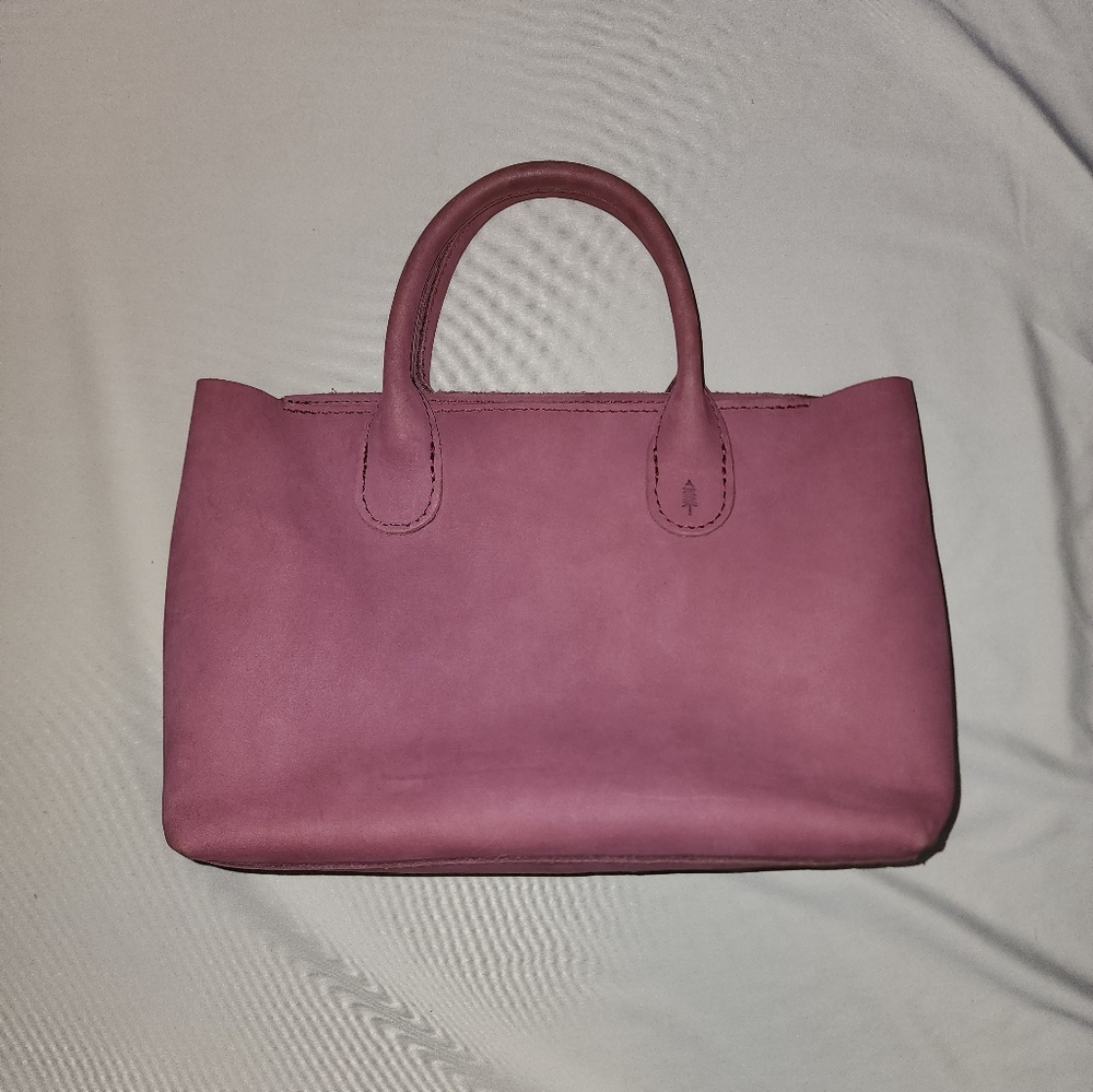 Portland Leather Goods Foxglove Rainstorm Top Handle Crossbody Bag